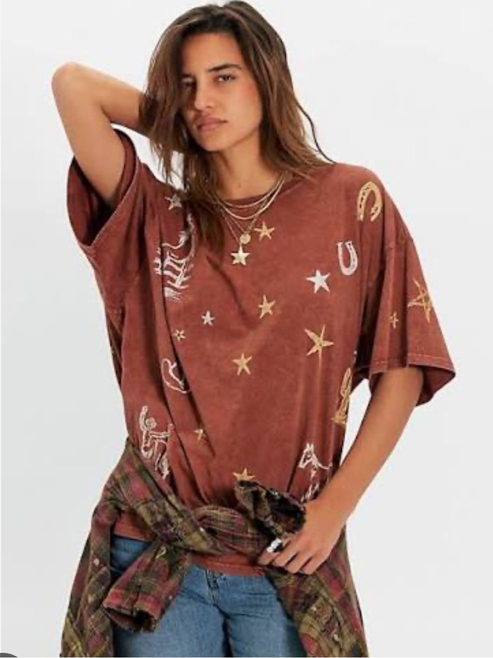 NWOT Daydreamer x Free People OS Tee